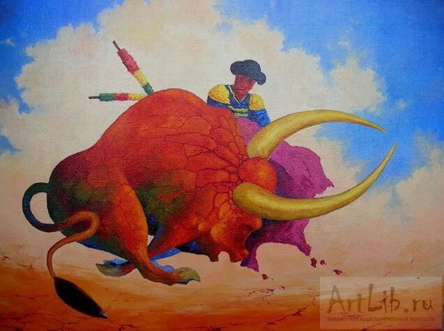 картины в стиле сюрреализм сальвадор дали. сальвадор дали бык. бык художник / пабло пикассо. пикассо коррида. дали бык.