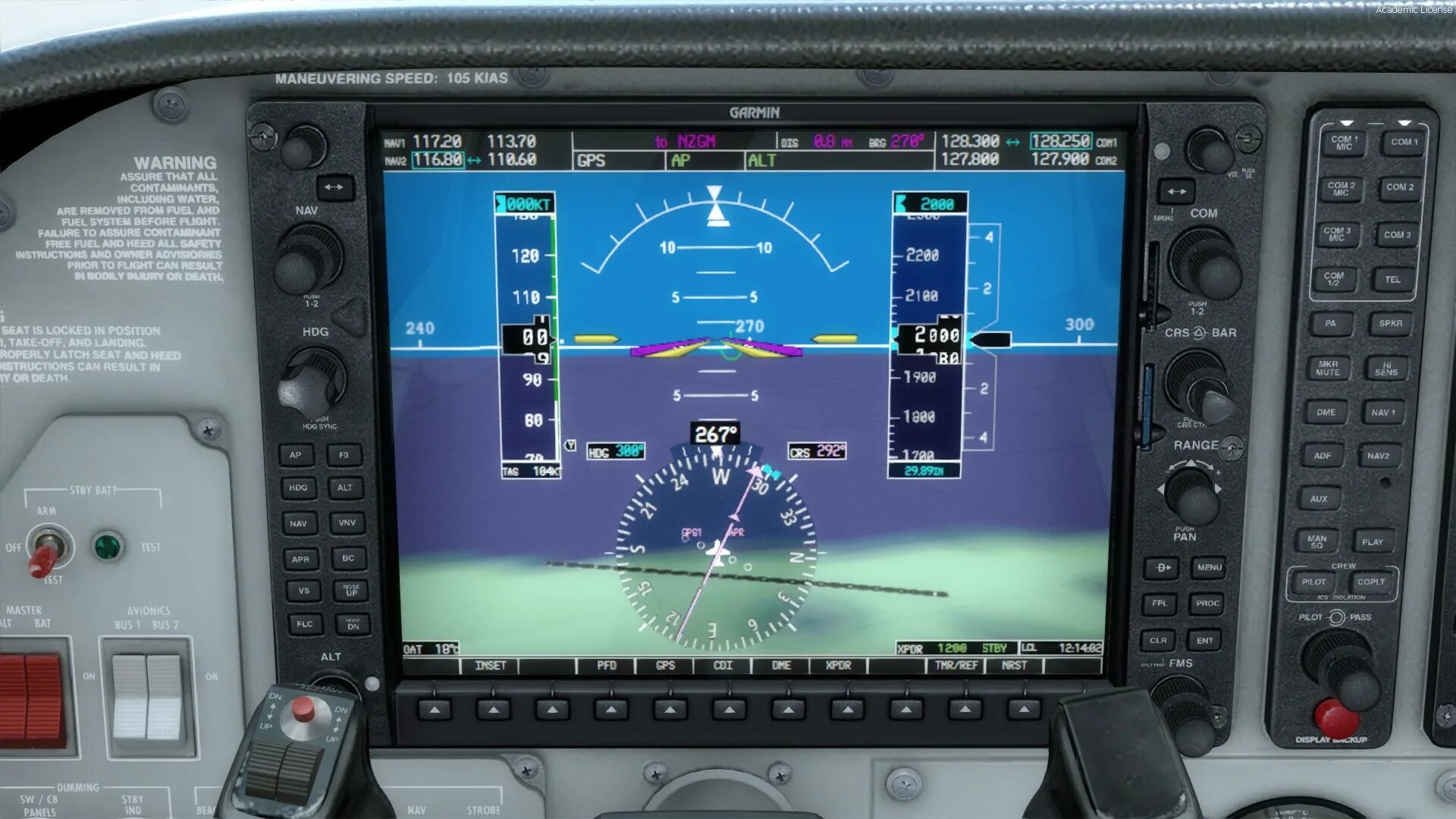 Garmin Synthetic Vision. Zоrnweе g1000. Synthetic Vision System. Экран g-1000 Synthetic Vision.