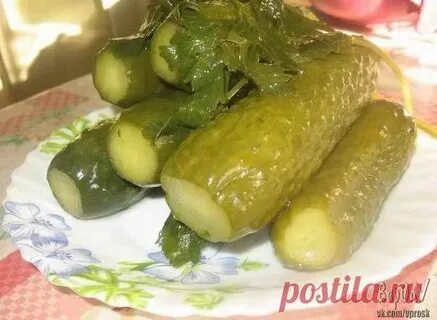Соленый огурец в духовке