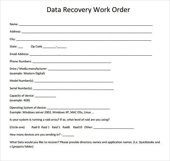 Working orders перевод