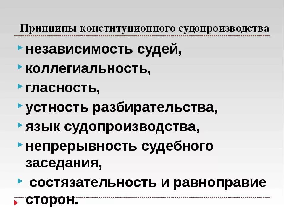 Верные принципы судопроизводства в рф. Принципы конституционного процесса. Конституционное судопроизводство. Принципы конституционного производства. Основные принципы конституционного судопроизводства.