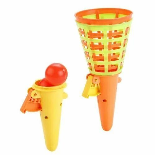 Игра поймай шарик. Набор игровой "Поймай шарик" (лопатка 34 см, шарик 70 мм, 4 штуки, 4 цвета). Воронка с шариком игрушка. Игрушка воронка с мячиком.
