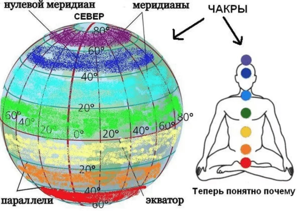 Карта человека планеты