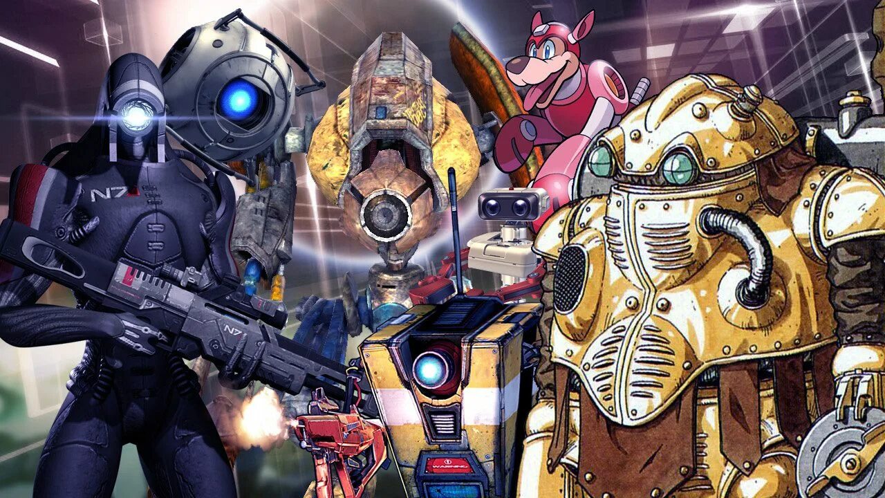 Почему игра робот. Borderlands 2 робот. бордерлендс 3 робот. роботы из игр. робдаты из игр.