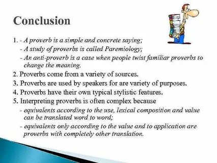 Proverbs meaning