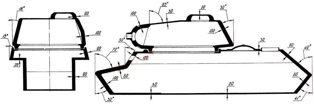 Лобовая броня. Схема танка ИС 2. Схема бронирования танка ис1. ИС 2 лобовая броня. Толщина брони танка ИС-2.