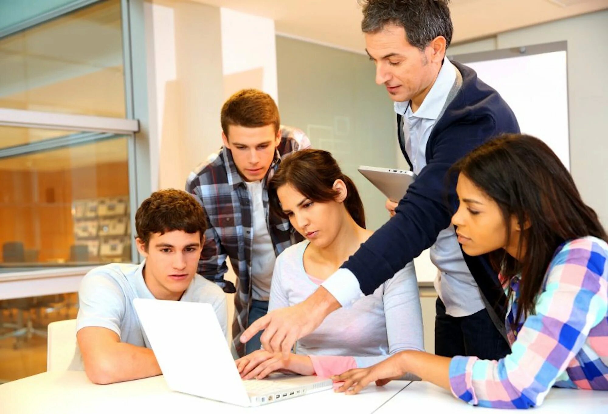 Accessing the students