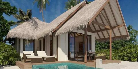 Beach pool villa
