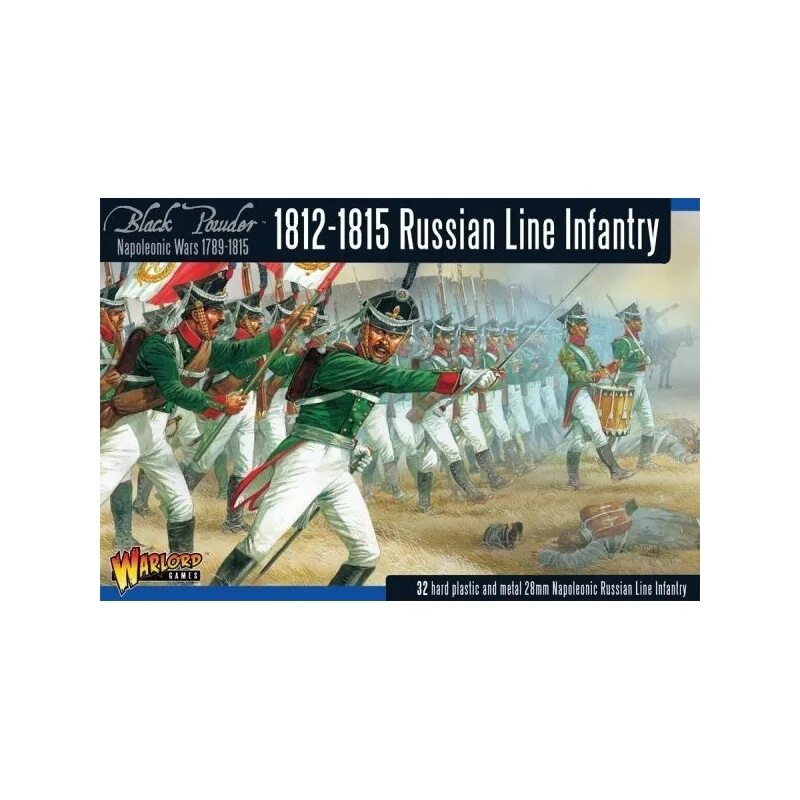 Russian lines. Miniatures Prussian line Infantry of 1815. Russian Napoleonic 28mm.. Russian line Infantry (1812-1815) Plastic Boxed Set 28mm.