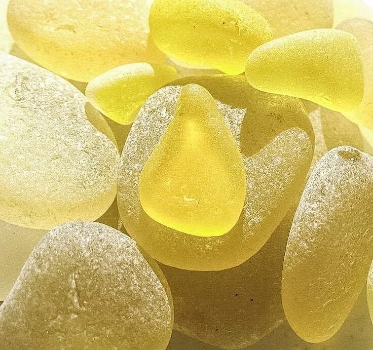 Желтые камешки которыми были посыпаны