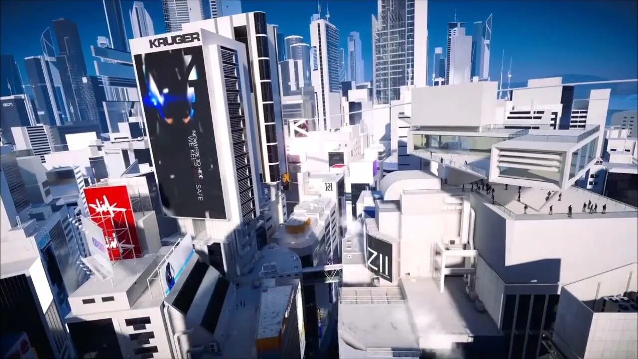 Mirrors edge catalyst город. Город из миррорс эдж. Зеркальный город mirrors edge. Город эйдж. Город зеркал mirrors edge.