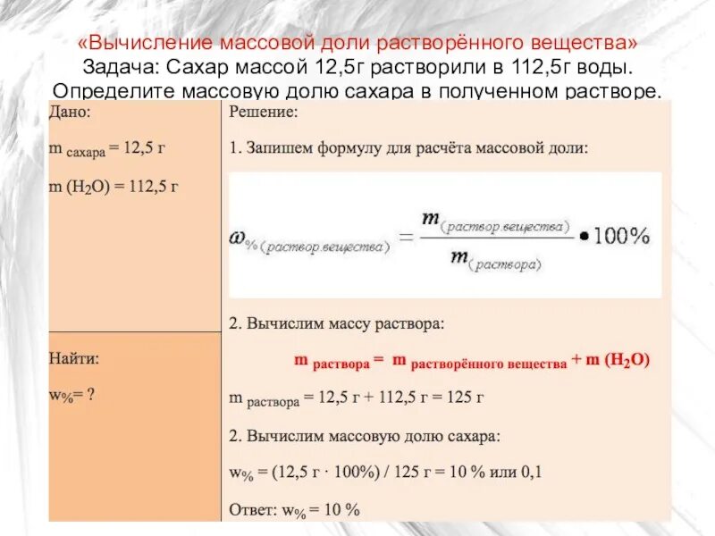 Определите массу сахарозы