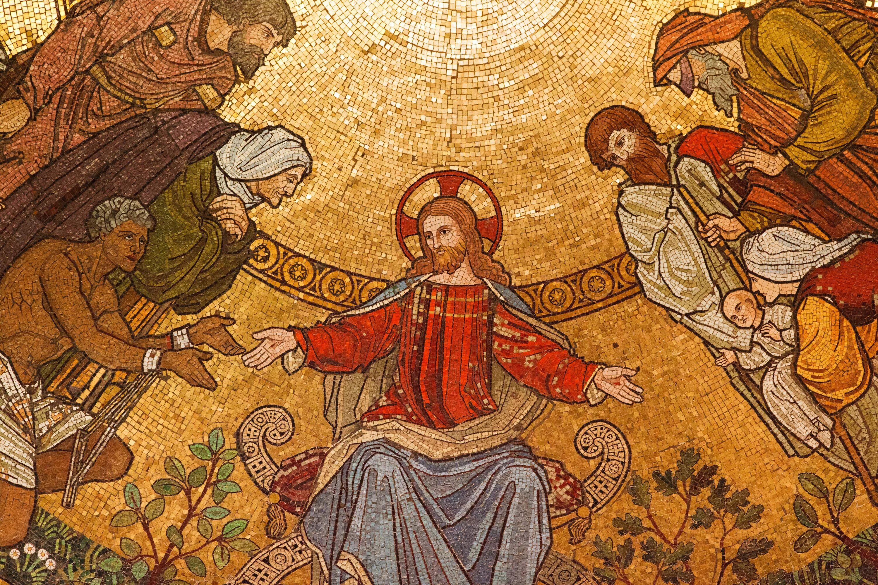 Христианство в искусстве. Нагорная проповедь Иисуса Христа икона мозаики фрески. Фрески, Иисус Христос. Искусство. Иконы византийские князь Владимир фреска. Фресковая живопись в христианстве.