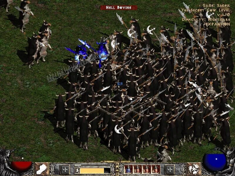 Уровень с коровами в diablo 2. Коровий уровень диабло 2 resurrection. Diablo 2 коровий уровень. Диабло 2 коровы. Коровий уровень диабло 2.