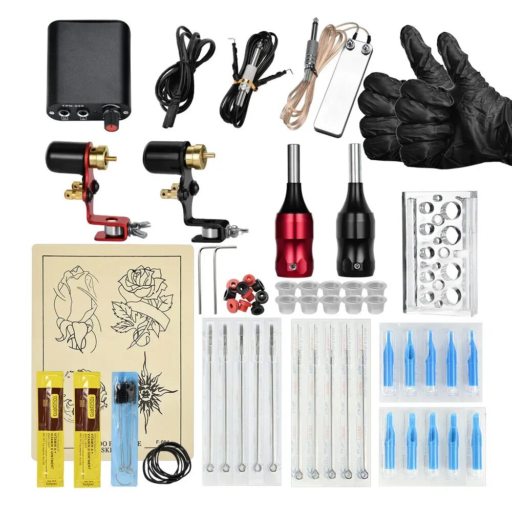 Тату машинка набор tattoo kit r5. Rotary kit тату набор. Набор татуировок. Набор для татуировок. Тату машинка набор.
