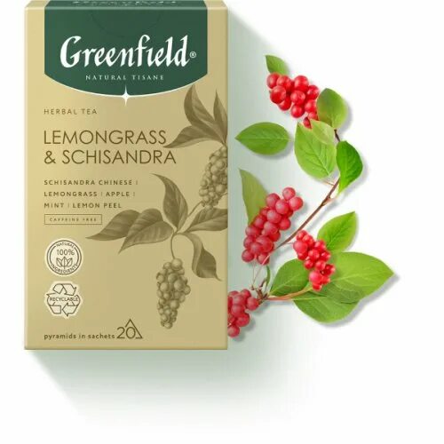 Greenfield natural. Гринфилд natural tisane 20пак. Чай Гринфилд natural tisane. Чай Greenfield Lemongrass Schisandra. Гринфилд Лемонграсс и шизандра.