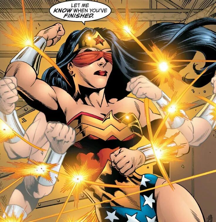 Wonder no more. Wonder woman electrocuted. breaking wonder woman.