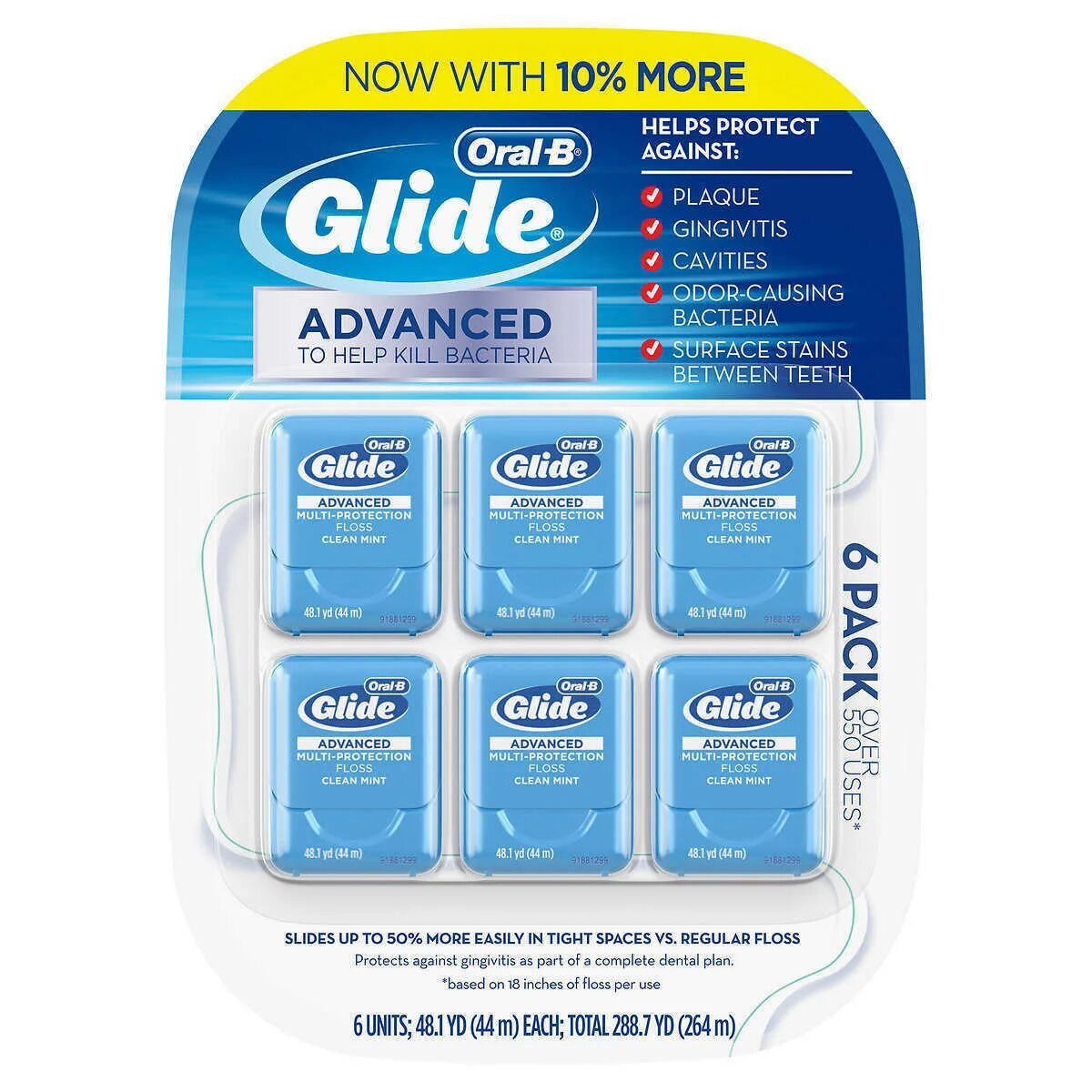 Зубная нить Glide Advanced.