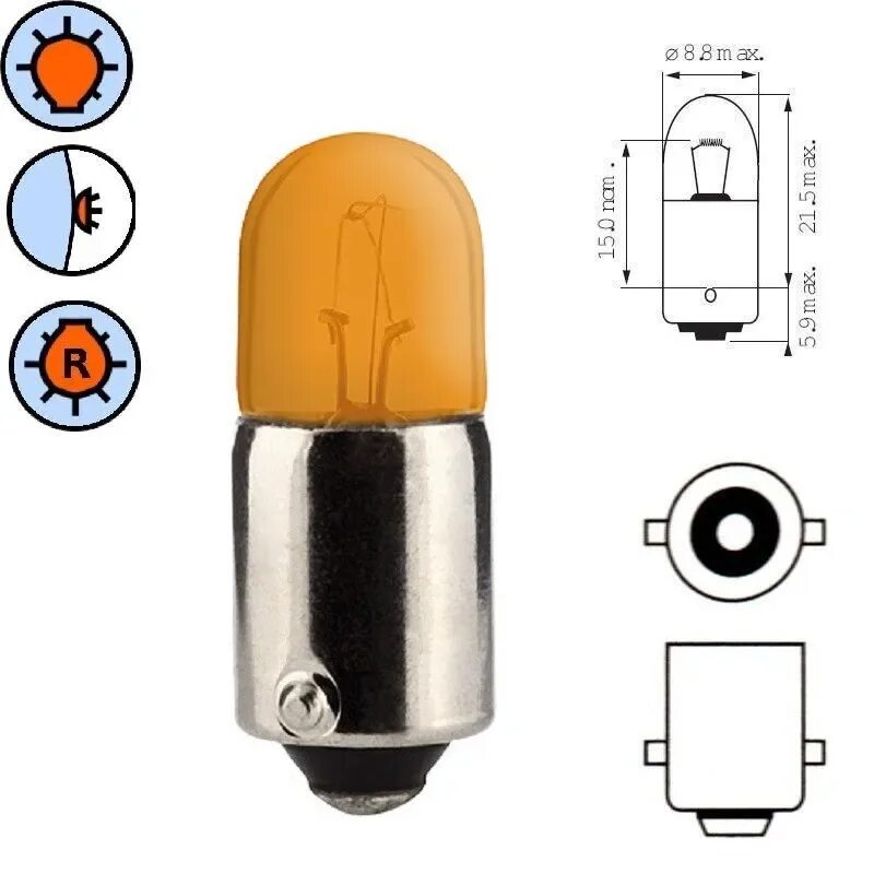 Лампа ba9s 12v 10w Orange. T10 ba9s 12v. Автолампа 12v 4w t4w ba9s. Лампа поворотника 12v 21w ba9s 28/8mm оранж.