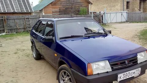 Машина 9 синяя