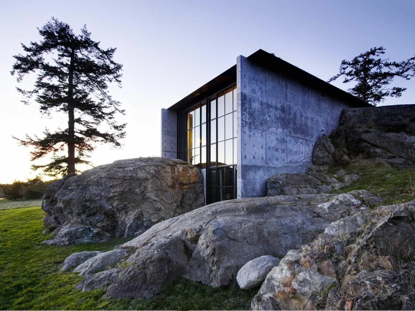 Unique home. Архитектор Olson Kundig. Дом на скале Висконсин США. The House on the Rock (дом на скале).