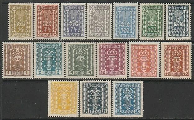 Марка 16 16 20. Австрийские почтовые марки XVI.