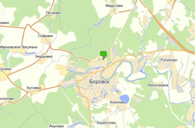 Индекс боровска калужской. Боровск на карте. Калужская обл. Типичный боровск. Городское поселение город боровск.