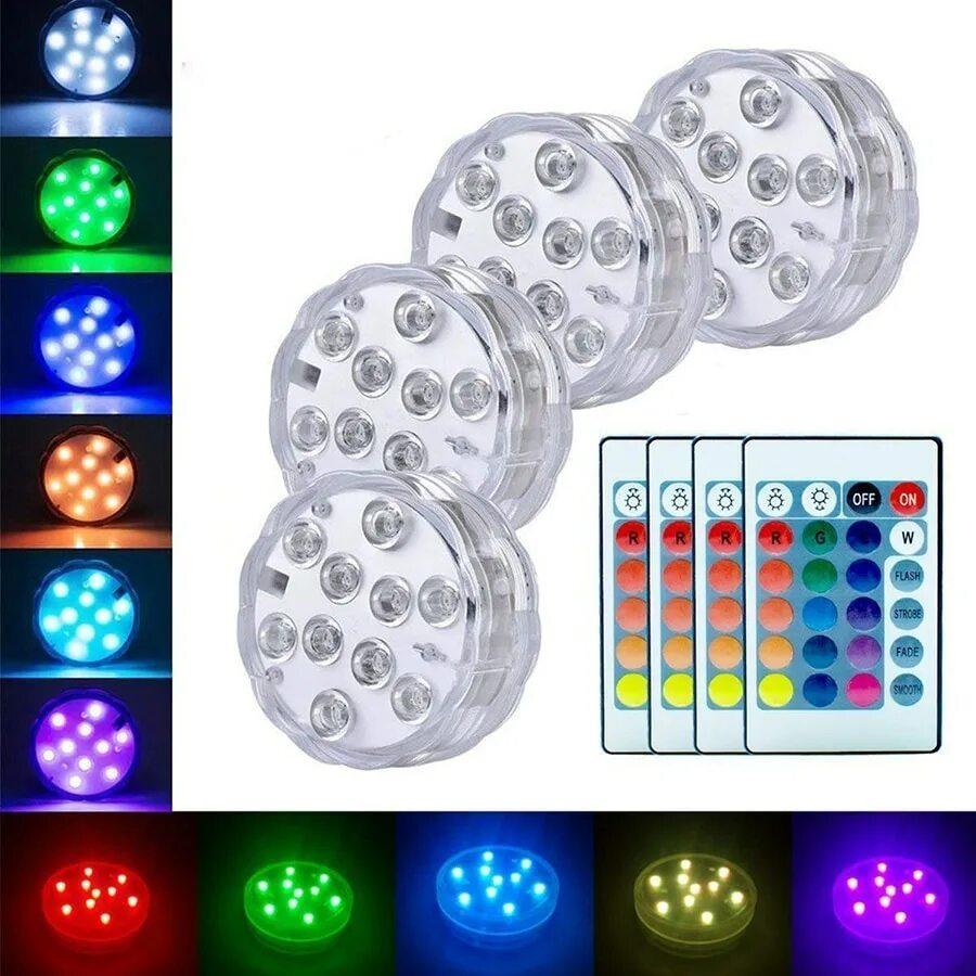 Светодиодный светильник rgb led. Подводный погружной светодиодный светильник ргб. rgb лампа с пультом с алиэкспресс. светильник светодиодный ip68. светильник ржб светодиодный.