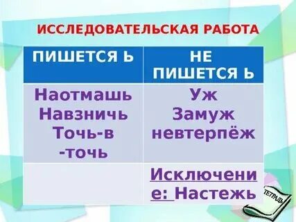 Наотмашь почему ь