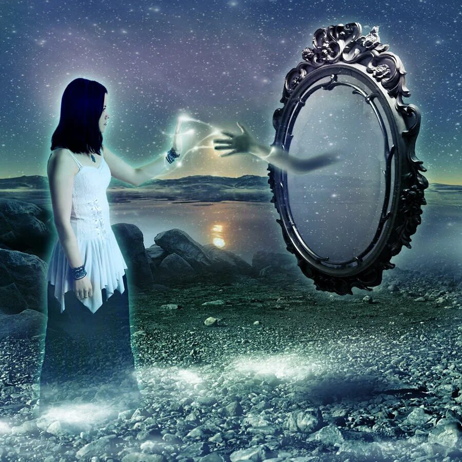 Как попасть мир снов. Волшебное зеркало Морфеус. Магическое зеркало. Отражение в зеркале. Потусторонний мир.
