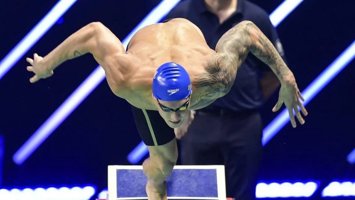 Старт Калеба Дрессела. Калеб Дрессел олимпиада 2020. Caeleb Dressel start. Рекорд мира 100м на спине.