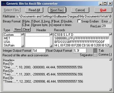 Bin to text