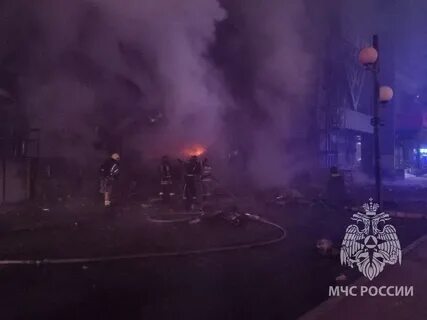 Пожар в плазе