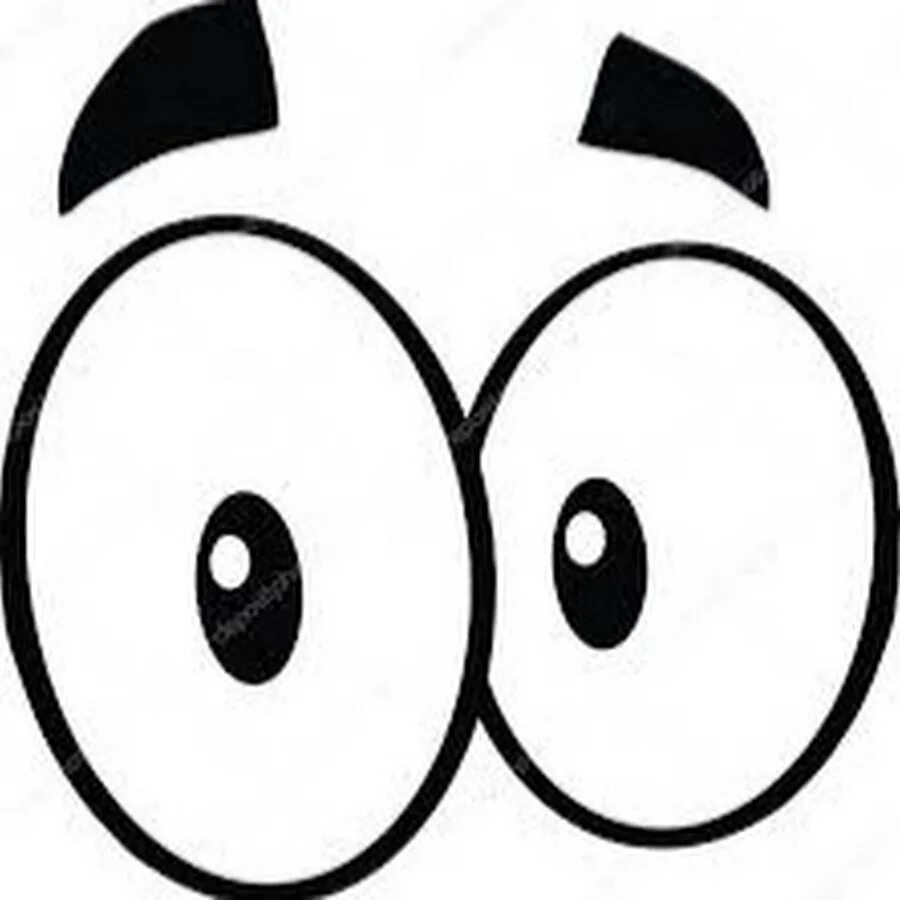 Белые веселые глаза. Смешные мультяшные глаза. Глазки для аппликации. Глаза раскраска. Белые веселые глаза.