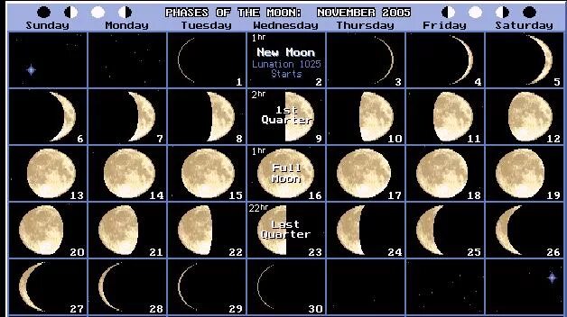 В какой фазе луна в апреле. Фаза Луны 6 ноября 2004. Фазы Луны в 11 ноября 2004 года. Фаза Луны 23 ноября 2004 года. Фаза Луны 15.11.2005.