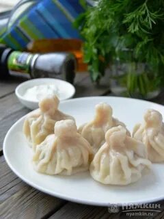 Хинкали с луком