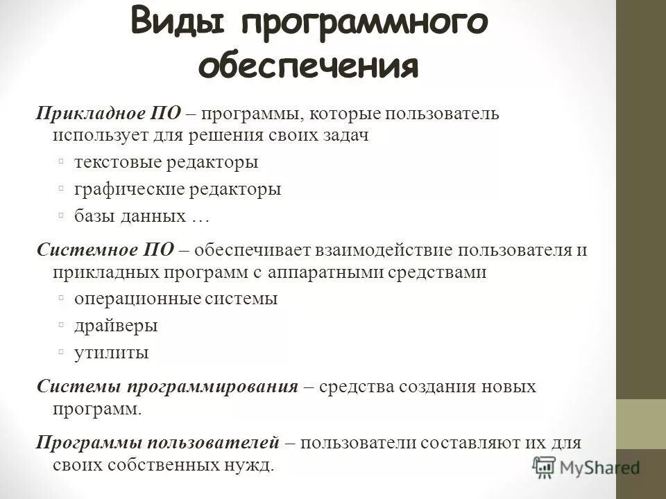 Программное обеспечение пк это в информатике. Виды программного обеспечения реферат. Программное обеспечение компьютера. Системное программное обеспечение. Виды программного обеспечения реферат.