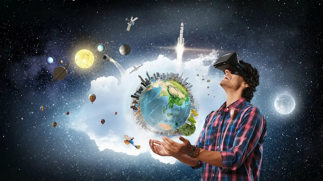 Мир стал материальным. Наука двигатель прогресса. мир компьютерная симуляция. виртуальный мир и человек. виртуальный мир креатив.