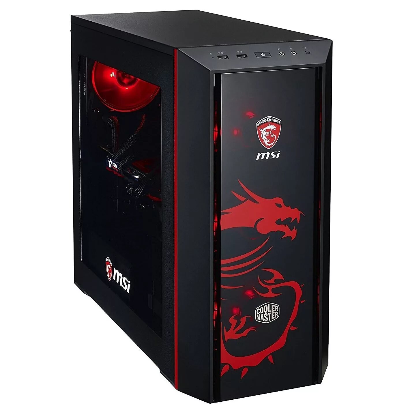 Msi блоки. Cooler Master MASTERBOX 5 MSI Edition. Компьютерный корпус Cooler Master MASTERBOX 5 MSI Edition (MCX-b5s2-KWNN-03-mi) w/o PSU Black. Cooler Master MSI корпус. Системный блок MSI Dragon.