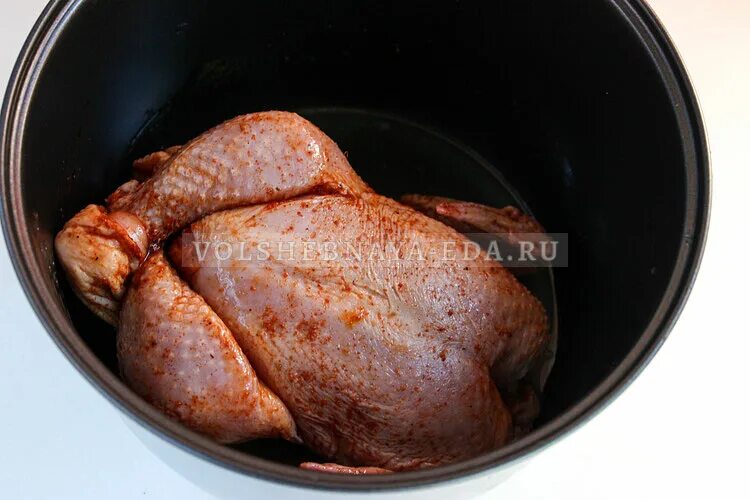 Курица в мультиварке целиком. Курица в мультиварке целиком