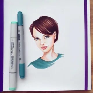 Человек фломастер