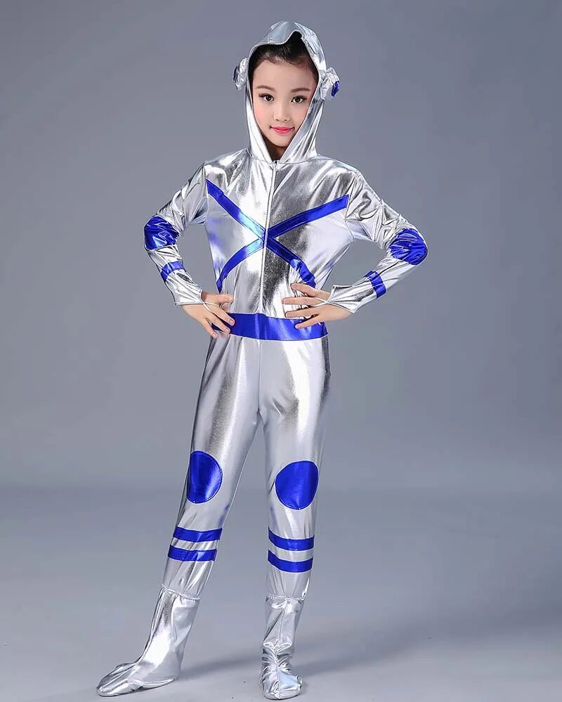 Костюм космонавта для девочки. Космический костюм. Детский космический костюм. Детский костюм космонавт. Костюм робота.