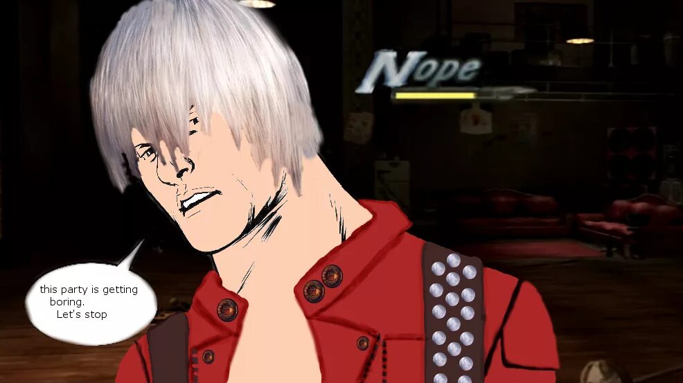 Dante Lets Rock. Devil May Cry 3 Lets Rock. Dante DMC 3 Lets Rock. Devil May Cry memes.