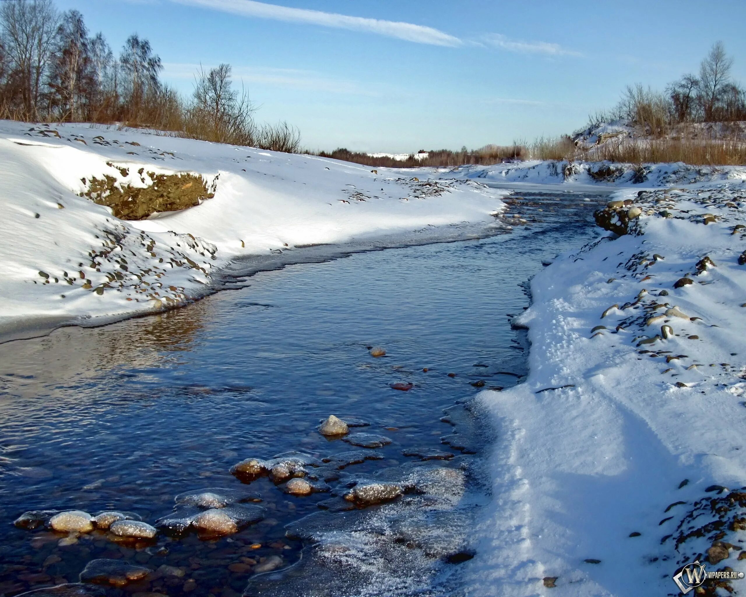 Весной весело журчат ручьи