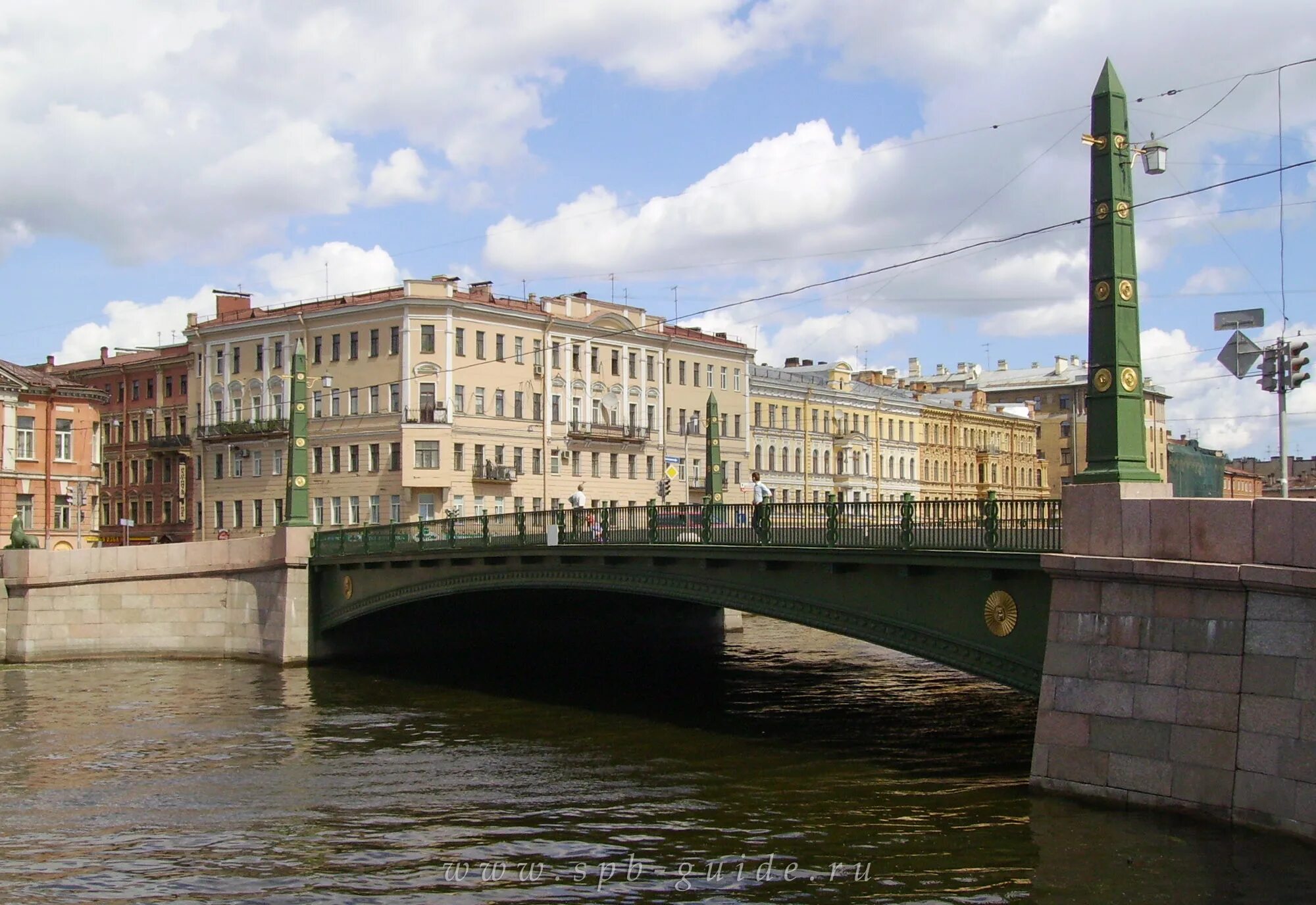 Питер, река Мойка. Вид на Певческий мост. / фото