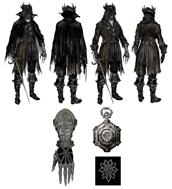 Сет охотника. Костюм охотника бладборн. bloodborne доспехи кейнхерста. бладборн сет охотника. bloodborne концепт арт.
