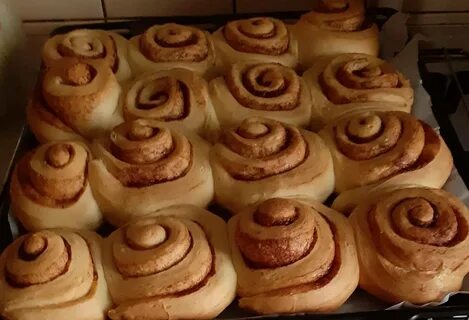 Тесто булочки домашние с корицей