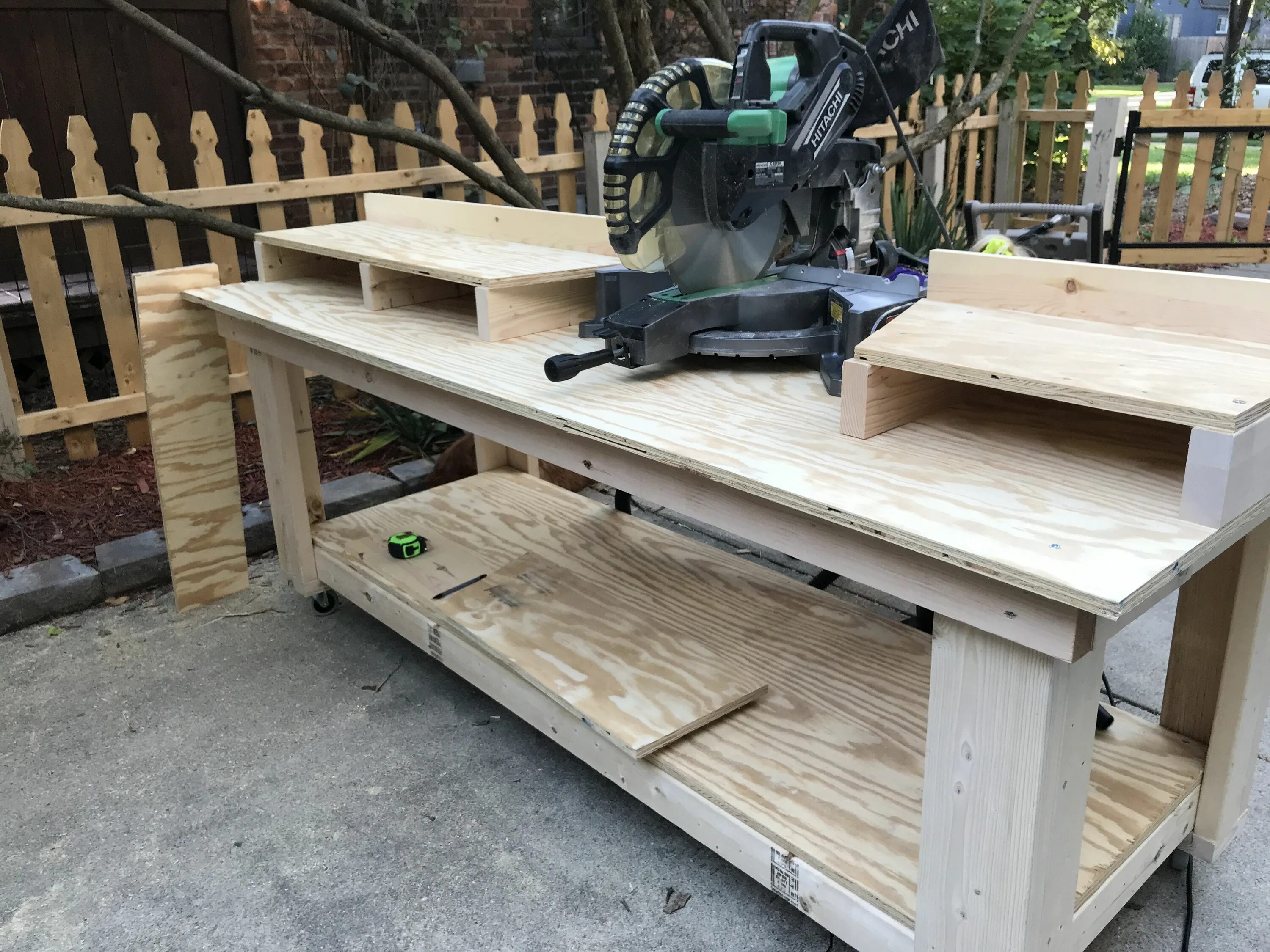 Saw bench. Miter. seesaw bench.