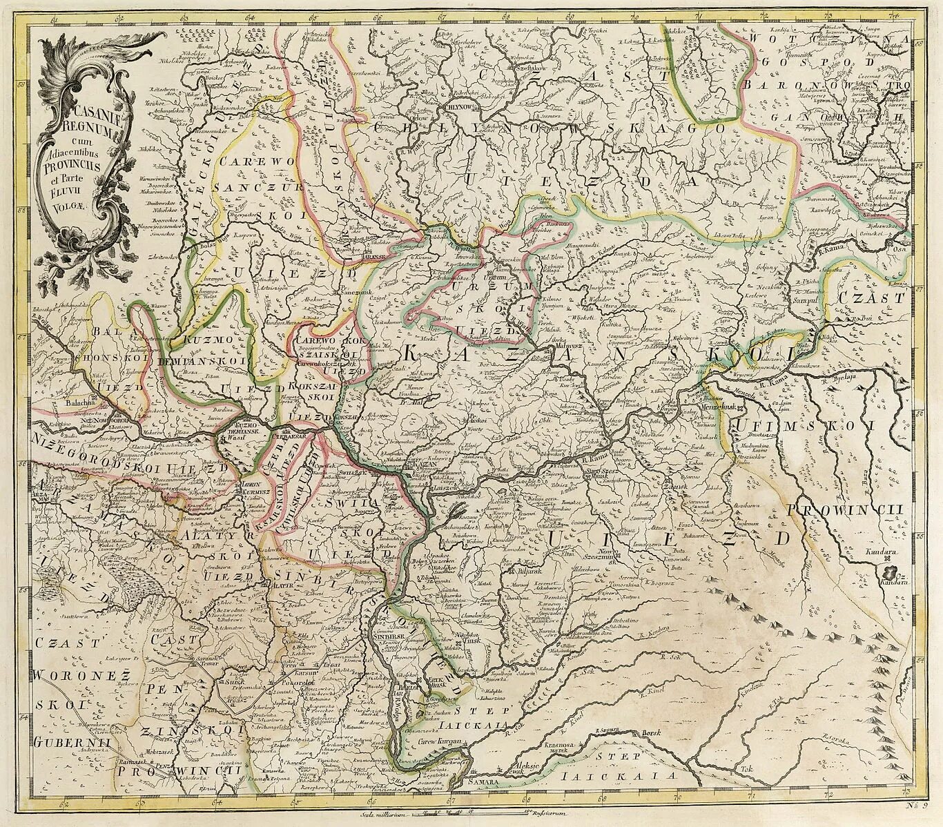 Карта старой провинции. Карта казанского уезда 1745. башкирия 18 век карта.