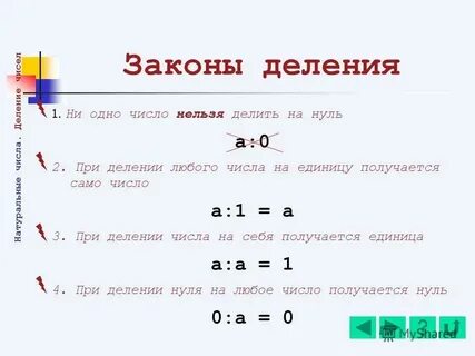 В высшей математике можно делить на 0